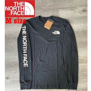 ザ ノースフェイス ロンT sleeve hit 長袖Tシャツ 袖ロゴ M THE NORTH FACE ロングスリーブ 新品