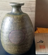 ◆◇【逸品青備前徳利】　柴岡守作　【備前ぐい飲み】　矢部成昭　備前焼きセット◇◆_画像5