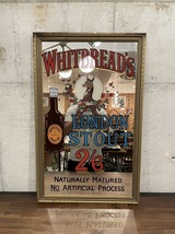 Whitbread パブミラー 鏡 アメリカ雑貨 インテリア ディスプレイ コレクション 壁掛け_画像1