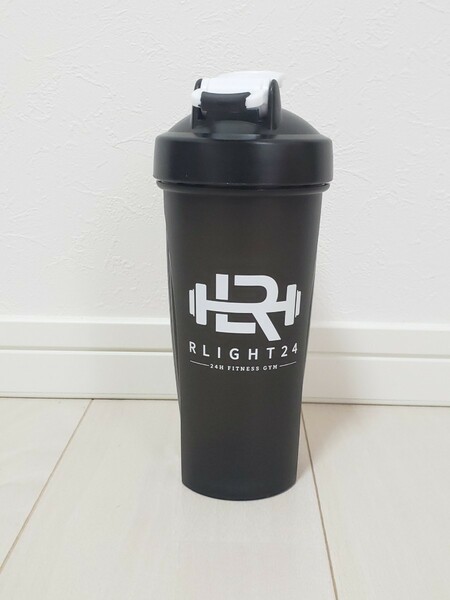 フィットネスジム RLIGHT 24H 会員限定シェーカー 600ml 目盛り付 未使用品