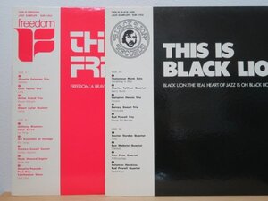 LP2枚セット★THIS IS FREEDOM/THIS IS BLACK LION JAZZ SAMPLER(Charles Tolliver,Thelonious Monk,Ornette Coleman etc)