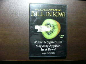 手品 マジック DVD/Bill in Kiwi with Carl Cloutier 2 DVD Set/Magic Tricks by Magic Makers/カール・クロティエ　DVD2枚セット