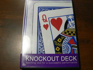 手品 マジック DVD KNOCKOUT DECK / 2009 カードマジック