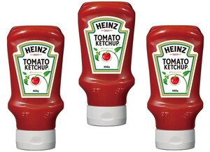 ハインツ トマトケチャップ（逆さボトル） 460ｇ×3本　　　【HEINZ　調味料　ketchup】