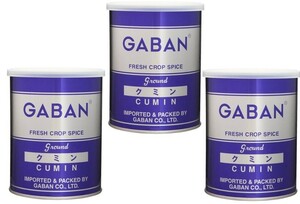 GABAN　クミンパウダー（缶）　200ｇ×3個　　　【スパイス　ハウス食品　香辛料　粉　業務用　Cumin　馬芹】