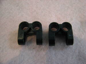 * Lego -LEGO*41678* Bionicle * axle * pin connector vertical double split *2 piece set *USED* black 