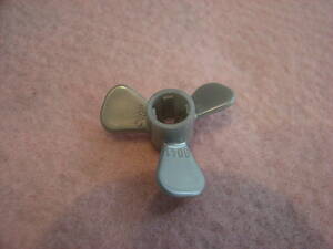 * Lego -LEGO*6041* Bionicle * propeller *3 blade 3 diameter * screw *USED* silver ash * silver 