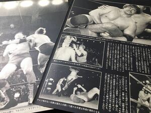 スタンハンセン●切り抜き●プロレス 昔の古い記事 昭和レトロ