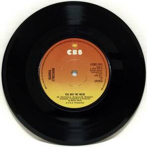 【英7】 BARBRA STREIGHSAND バーブラ・ストライザンド / THE WAY WE WERE 映画 追憶 / 1973 UK盤 7インチシングルレコード EP 45の画像3