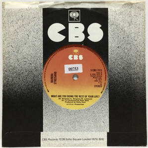 【英7】 BARBRA STREIGHSAND バーブラ・ストライザンド / THE WAY WE WERE 映画 追憶 / 1973 UK盤 7インチシングルレコード EP 45の画像2