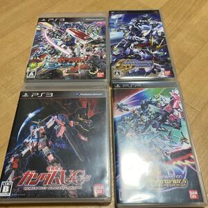 PSP&PS3 ガンダムソフト 4本セット ガンダムアサルトサヴァイブ PS3ソフト PSP
