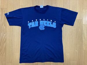 送料210円 Majestic マジェスティック NORTH CAROLINA TAR HEELS 紺 ノースカロライナ大学 UNC ターヒールズ Tシャツ M