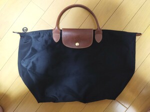 LONGCHAMP ロンシャン プリアージュ 折りたたみ ブラック M トートバッグ