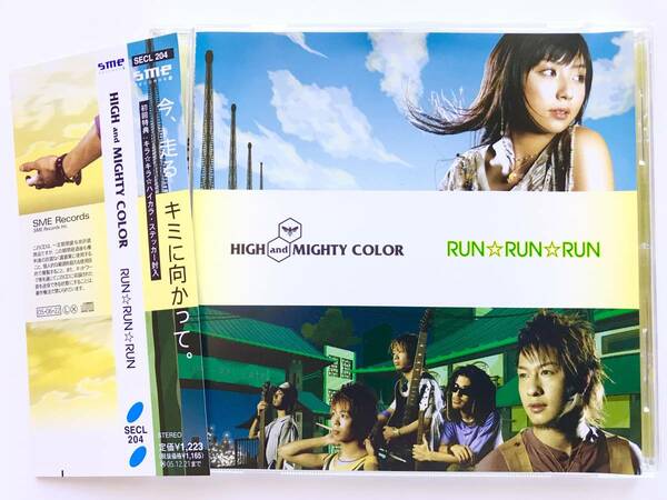 HIGH and MIGHTY COLOR ☆ RUN☆RUN☆RUN＊初回特典ステッカー付 ◎ 帯付