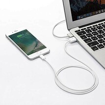 『送料無料 即決』Lightning USB ケーブル アップル ライトニング iPhone iPad iPod充電 ケーブル 1ｍ_画像2