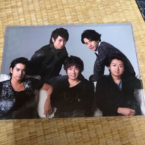 嵐メンバー集合 ARASHI anniversary5×10のクリアファイル