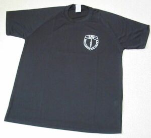 米軍実物 AMPHIBIOUS RAIDS BRANCH Tシャツ　DRY BLACK　LARGE