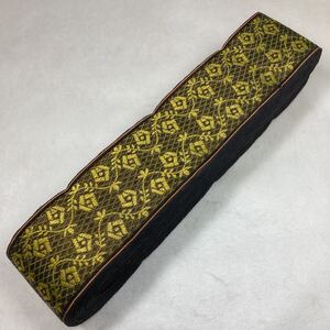 セール品 黒金薔薇紋 5m畳ヘリ畳へり畳縁和風柄着物ハンドメイド