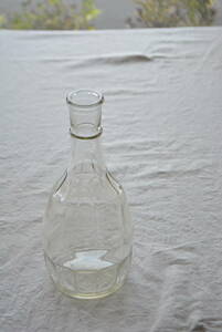 フランス ガラス ポット 02 瓶 ボトル フラワー ベース /アンティークブロカントビンテージ蚤の市雑貨小物ヨーロッパインテリア食器