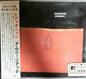 N3日本盤帯付き/送料無料■RADIOHEAD(レディオヘッド)「AMNESIAC(アムニージアック)」CD　トムヨーク