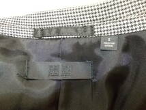 b88◆UNIQLO 3Bテーラードジャケット◆ユニクロ 311-069474 Sサイズ Regular Fit グレー色 段返り3つ釦 総裏・サイドベンツ 千鳥格子柄3I_画像5