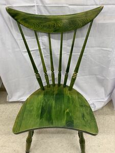 ● ⑨-5 TAIHEI ダイニングチェア 食卓椅子 木製 木製椅子 レトロ 椅子 D