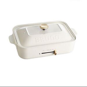 新品未使用 ブルーノ ホワイト bruno コンパクトホットプレート たこ焼き