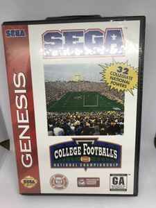 新品 【COLLEGE FOOTBALL'S】 北米版セガ ジェネシス用ソフト