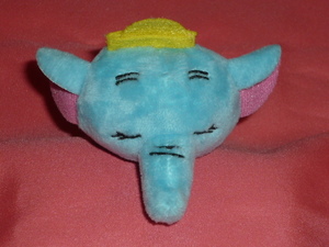  ultra rare! Kawai i! Disney Dumbo soft toy key chain holder *