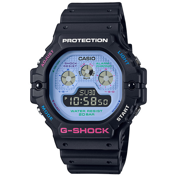 セール！★新品 カシオ正規保証付★G-SHOCK 限定品 DW-5900DN-1JF メンズ腕時計 20気圧防水 ブルー デジタル★プレゼントにも最適