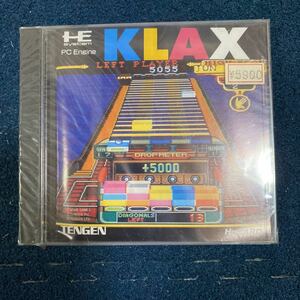 【未使用】 クラックス KLAX PCエンジン 当時物　当時物　希少　レア　ビンテージ　レアソフト