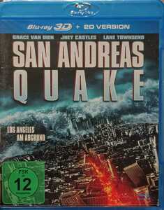 新品即決 送料無料 日本未発売 san andreas quake ブルーレイ 3D版 輸入盤 日本語無し リージョンB