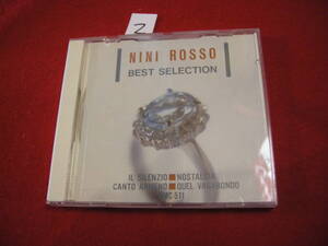 ②即決CD!　NINI ROSSO/BEST SELECTION ベスト・セレクション ／ ニニ・ロッソ