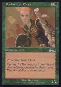 027083-002 UL/ULG 闇番のエルフ/Darkwatch Elves 英1枚