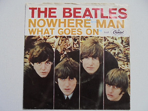 Capitol レコード The BEATLES『 NOWHERE MAN 』PS付きシングル US盤Capitol 5587美品