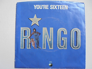 Appleシングルレコード RINGO STARR『 YOU,RE SIXTEEN 』US盤 ピクチャースリーヴ付き Apple 1870 美品