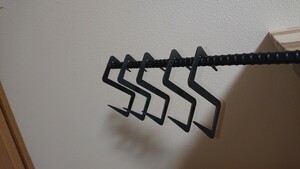 【第一弾】S字 アイアンフック 5個 キャンプ 用品 ハンドメイド DIY