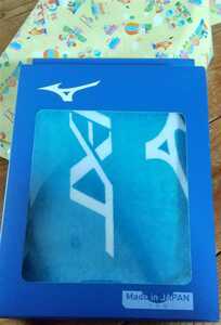  new goods! unused! Mizuno! now . made towel!N-XT face towel ( blue × white )34cm×83cm