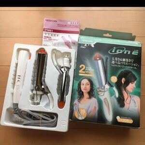 テスコム ヘアーアイロン イオネ IPM61(W)ホワイト マイナスイオン