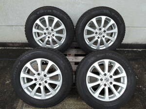 スタッドレスタイヤ付 ホイール 【メーカー不明】 4本 16×6.5J PCD 100×5H +35 TOYO Winter TRANPATH TX 205/65R16 95Q