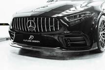 【FUTURE DESIGN正規品】BENZ メルセデス・ベンツ CLS-Class W257 C257 フロント用リップスポイラー 本物DryCarbon ドライカーボン AMG_画像3