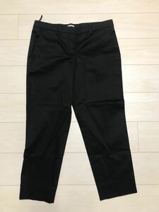 MIUMIU MiuMiu black pants new goods 42 black suit bottom lady's brand 