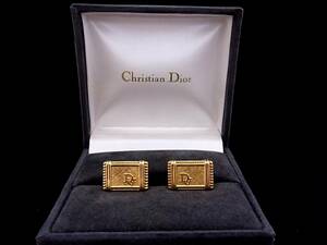 *N3232*# прекрасный товар #[Dior] Dior [ Gold ]# запонки!