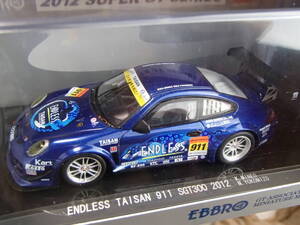 エブロ 1/43　エンドレス タイサン 911 スーパーGT300 2012 ＃911　44755