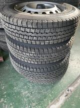 Y591 155/80R14 88/86N LT DUNLOP ダンロップ 2019年 PCD100 4H 5J プロボックス サクシード　ncp165 4本セット_画像1