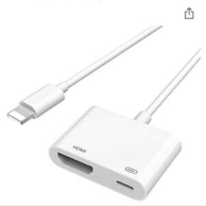 iPhone HDMI 変換アダプタ ライトニング - Digital AVアダプタHDMI 変換ケーブル 1080P 高画質
