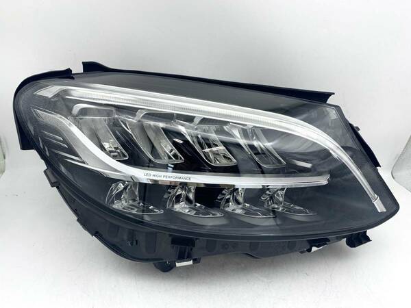 【送料込み】即決 ◆ Cクラス W205 後期 / LED ◆ ベンツ 純正 右 ヘッドライト A2059062606 ランプ メルセデス Mercedes Benz [3792]