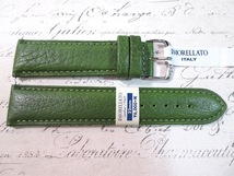 MORELLATO ITALY 22mm Green カーフ FRESBEE*2_画像1