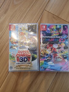 switch 新品未開封品 スーパーマリオ3Dコレクション と マリオカート8 デラックス
