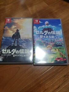 Switch ゼルダの伝説ブレスオブザワイルド と ゼルダの伝説 夢をみる島